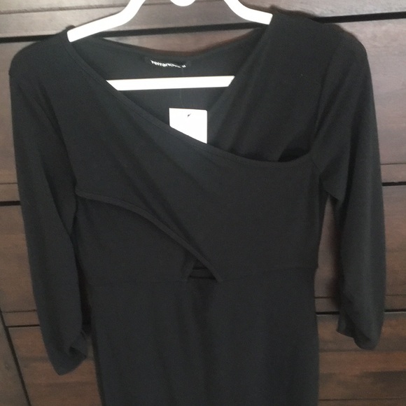 NWT “Enjoy Life Together" Dress - Size M - Black - Stretchy and Stylish! - Picture 5 of 10